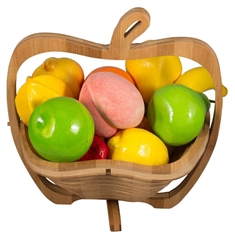 Dekorations Frugter - Pakke med 12 forskellige frugter - Frugter i Plastikk 