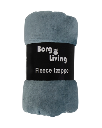 Fleeceteppe - Støvblått - 150x200 cm - Ekstra myk og fin