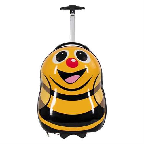 Barnkoffert - Kabinkoffert på hjul - En glad bi - Reisekoffert for barn