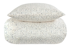 Sengetøy dobbeldyne - 200x200 cm - 100% Bomullssateng - Marble white