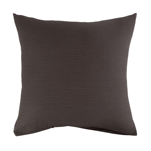 Kreppsengetøy putetrekk 60x63 cm - Mørkegrått hodeputetrekk - 100% bomull - Krepp putetrekk - By Night