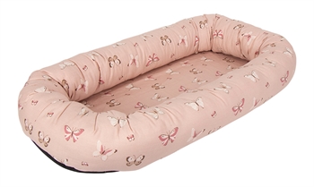 Babynest - Rosa - Butterflies - En komfortabel og sikker soveplass for babyen - Nordstrand Home Innredning , Barnerommet , Babynest