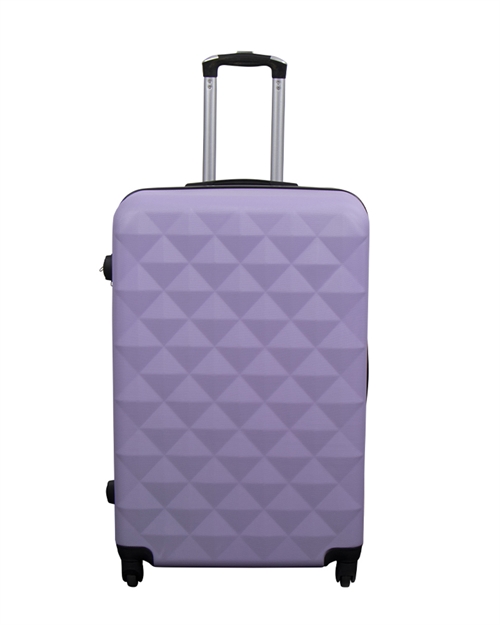 Koffert i lilla - Hard ABS / polykarbonat