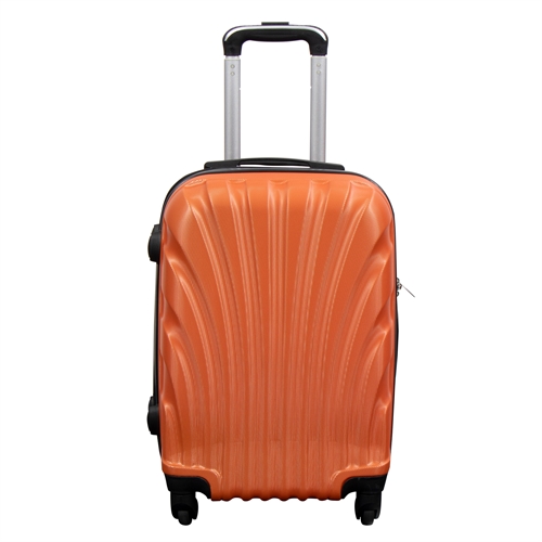 Kabinkoffert - Hardcase lettvekt koffert - Str. liten - Oransje