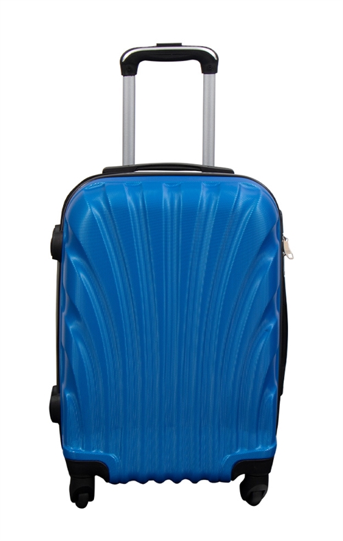 Kabinkoffert - Musling blå - Hardcase koffert - Eksklusiv reisekoffert