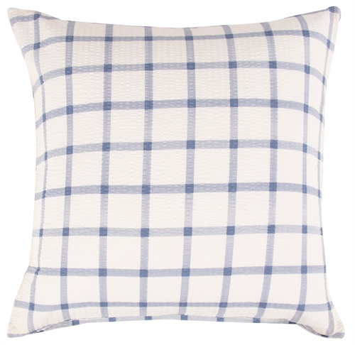 Putetrekk 60x63 cm - Kreppet - Check blue putetrekk i krepp - By Night putetrekk