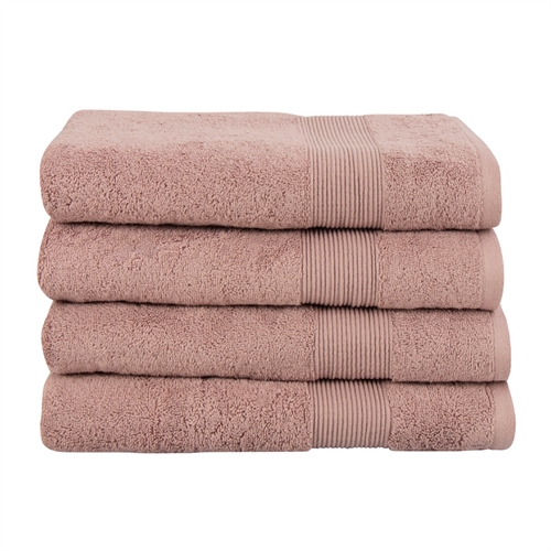 Økologisk badehåndkle - 70x140 cm - 100 % GOTS-sertifisert bomull - Støvet rosa badehåndkle fra Premium By Borg