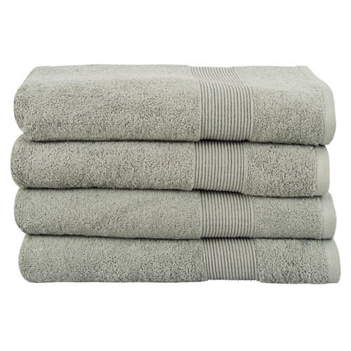 Økologisk badehåndkle - 70x140 cm - 100 % gots-sertifisert bomull - Grønt badehåndkle fra Premium by Borg