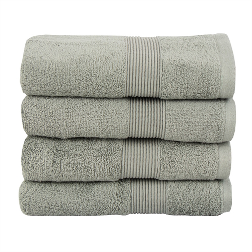 Økologisk håndkle - 50x100 cm - 100% GOTS-sertifisert bomull - Grønt håndkle fra Premium by Borg