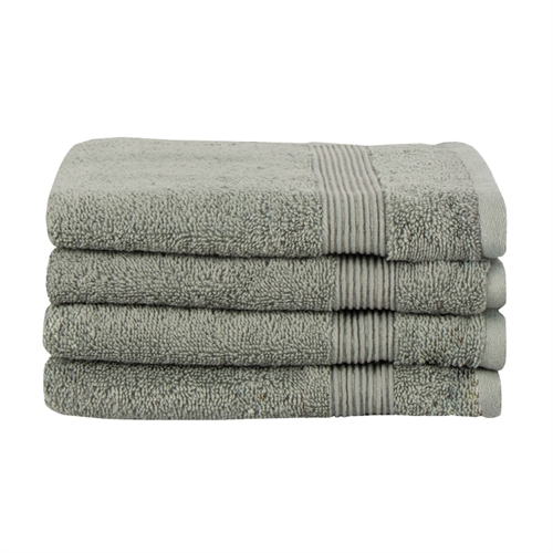 Økologisk gjestehåndkle - 40x60 cm - 100 % gots-sertifisert bomull - Grønt gjestehåndkle fra Premium by Borg