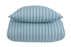 Sengetøy - 200x220 cm - Stripes Blue - blå / lyseblå - 100% bomull