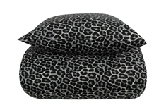 Dobbeldyne sengesett - 200x200 cm - 100% bomull - Leopardflekker​​​​​​​ - Borg Living