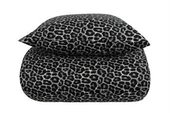 Dobbeldyne sengesett - 200x200 cm - 100% bomull - Leopardflekker​​​​​​​ - Borg Living Sengetøy , Dobbelt sengetøy , Dobbelt sengetøy 200x200 cm
