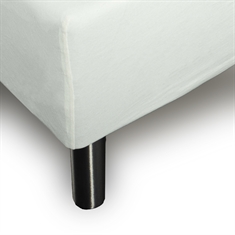 Stretchlaken 90x200 cm - Off white jersey laken - 100% bomull - Formsydd laken til madrass