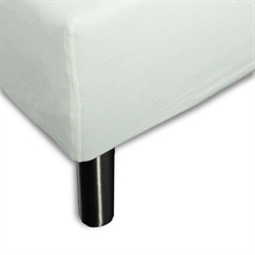Stretchlaken 90x200 cm - Hvitt jerseylaken - 100% bomull - Formsydd laken til madrass