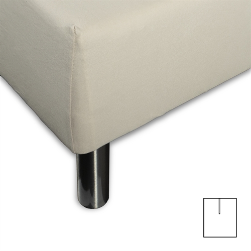 Splitlaken - u-splitt - 160x200 cm - Sandfarget - 100% bomullsjerseylaken - Stretchlaken til elevationsseng