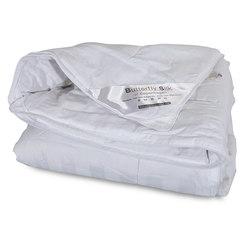 Vintersilkedyne - 140x200 cm - Butterfly Silk - Vinterdyne med 100 % morbærsilke
