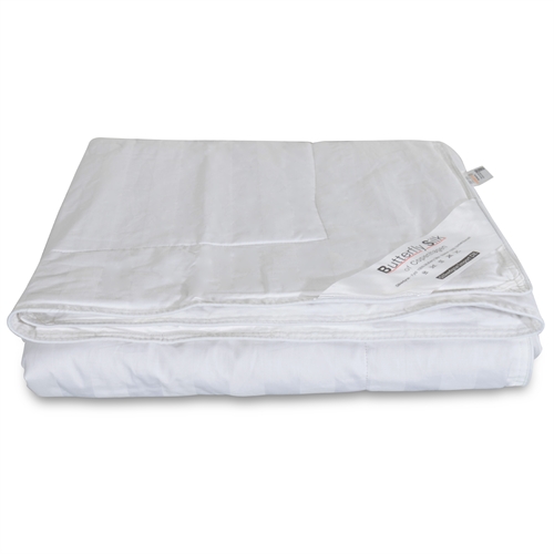 Sommer silkedyne 140x200 cm - Butterfly Silk - Sommerdyne med 100 % morbær silke