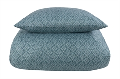 Dobbelt sengetøy - Fan green - 200x220 cm - Microfiber sengetøy