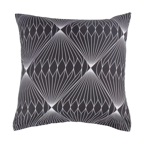 Putetrekk 60x63 cm - Diamond grey - Putetrekk i 100% bomull