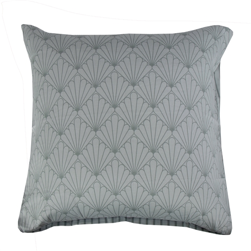 Putetrekk 60x63 cm - Vendbart design i 100% bomullssateng - Fan green - Fra By Night