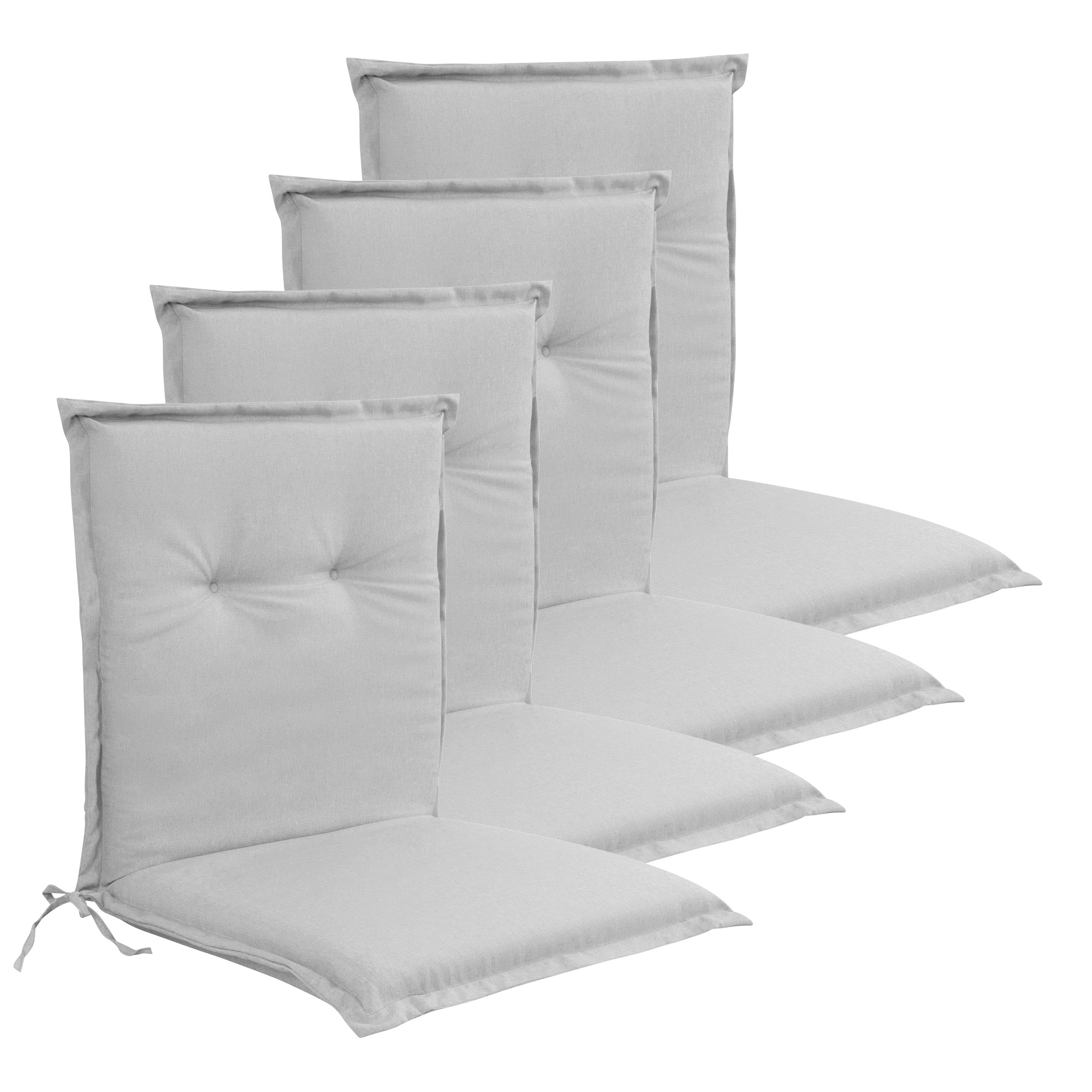 Luksus PLUS hagepute pakke til hagestol 4 stk. – Tykk skumkjerne 7 cm – Grå hagestol puter med ekstra høy komfort & UV-resistent trekk – Nordstrand Home puter Luksus PLUS hagepute pakke til hagestol 4 stk. – Tykk skumkjerne 7 cm – Grå hagestol puter med ekstra høy komfort & UV-resistent trekk – Nordstrand Home puter