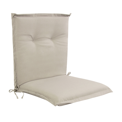 Luksus hagepute for posisjonsstol - 7 cm tykkelse - Beige pute med luksuskomfort - Nordstrand Home