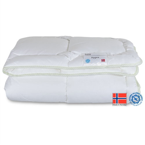 Babydyne - Høie Hygea fiberdyne - 70x100 cm – Helårs babydyne – Anbefalt og godkjent av Asthma Allergy Nordic