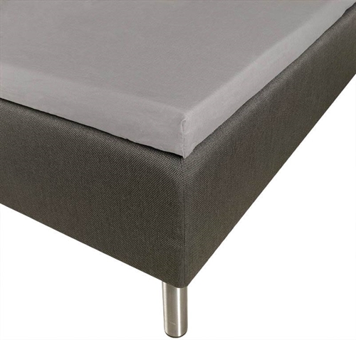 Overmadrasslaken - 100% Bomullssateng - Hvit - 90x200x8 cm