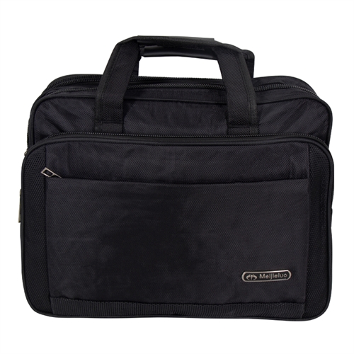 Computertaske - Svart i slitesterk nylon - Passer til 15" bærbar