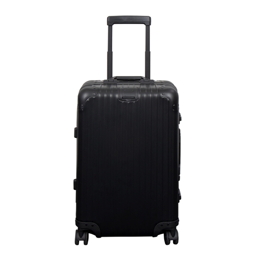 Kabinkoffert - Aluminiums koffert - Sort - Luksuriøs trolley med TSA-lås - 36 liter