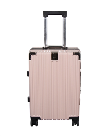 Koffert - Eksklusiv hardcase koffert - Størrelse mellom - Rosa - Lettvekts reisekoffert Kofferter og koffert sett