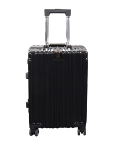 Koffert - Eksklusiv hardcase koffert - Størrelse mellom - Svart - Lettvekts reisekoffert