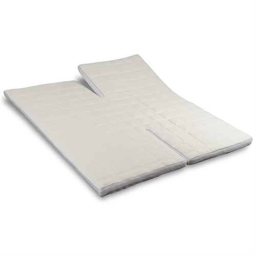 Overmadrass med h-splitt - 160x210 cm 5 cm høy - Advance memory foam - Zen Sleep - Ergonomisk overmadrass