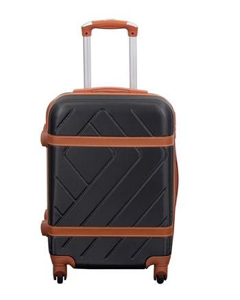 Håndbagasjekoffert - Retro svart - Hardcase - Smart reisekoffert