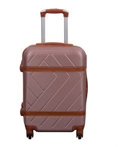 Håndbagasjekoffert - Retro rosa - Hardcase - Smart reisekoffert