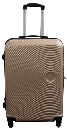 Koffert - Cirkel Gull - Medium størrelse - Hard case koffert