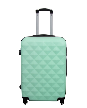 Koffert - Mellomstor koffert - Diamant turkis - Hardcase - Smart reisekoffert