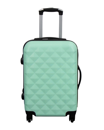Håndbagasjekoffert - Diamant turkis - Hardcase - Smart reisekoffert