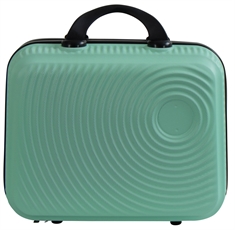 Praktisk koffert - stor beautybox - pastel grønn oppbevaringsboks