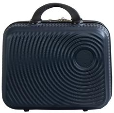 Praktisk koffert - stor beautybox - Mørkblå oppbevaringsboks