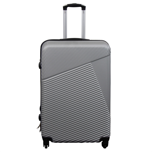 Stor koffert - Silver lines - Hardcase koffert - Smart reisekoffert