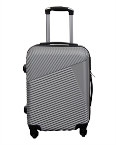 Håndbagasjekoffert - Silver lines - Hardcase - Smart reisekoffert