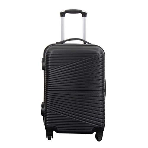 Kabinkoffert - Hardcase lettvektskoffert - Str. liten - Nordic sort