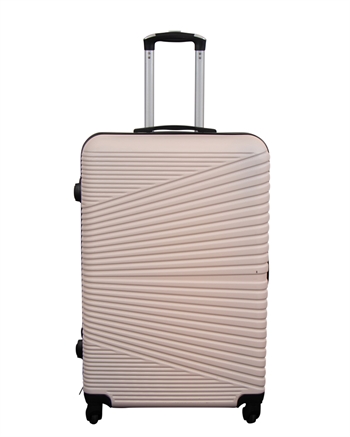 Stor koffert - Nordic nude - Hardcase koffert - Smart reisekoffert