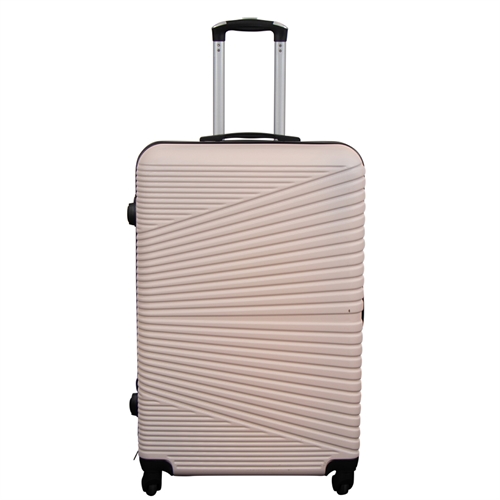Stor koffert - Nordic nude - Hardcase koffert - Smart reisekoffert