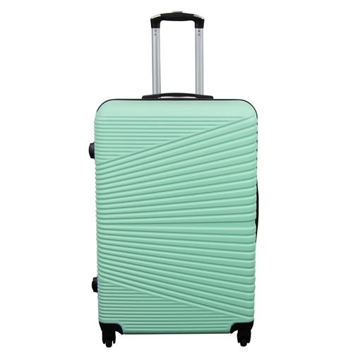Stor koffert - Nordic mint - Hardcase koffert - Smart reisekoffert