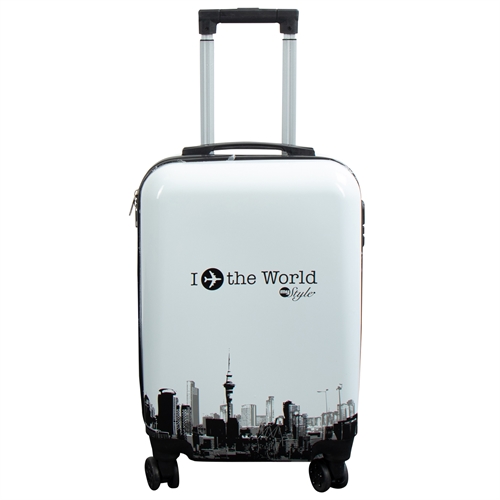 Kabinkoffert – I Love The World hardcase koffert – Eksklusiv reisekoffert