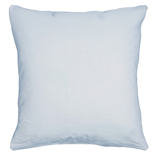 Pudebetræk 60x63 cm - 100% Enzymvasket bomuld - Firm Blå - Nordstrand Home