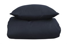 Sengetøy - 100 % egyptisk bomull - 140x200 cm - Mørkeblått - Jacquard vevd sengesett fra By Borg